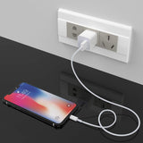iPhone Charger, MFi Certified 2-Pack Charging Cable and USB Wall Adapter Plug Block Compatible iPhone X/8/8 Plus/7/7 Plus/6/6S/6 Plus/5S/SE/Mini/Air/Max/Cases