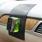 New Anti-Slip Non-Slip Mat Car Dashboard Super Sticky Pad Anti-Slip Gel Pad, Cell Phone Mount Holder Mat by ZhuTook for GPS, Sunglasses, Keys and More (Car Square Pattern, 11"X6.7")