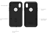 OtterBox Defender Series Case for iPhone Xs & iPhone X (Case Only - Holster Not Included) Black