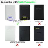 Walnew Amazon Kindle Paperwhite Stand Case Cover--Ultra Lightweight PU Leather Origami Smart Cover for All-New Kindle Paperwhite (Fits versions: 2012, 2013, 2014 and 2015 All-new 300 PPI ),Black