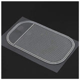 Anti-Slip Radar Detector Dash Mat, Non Slip Sticky Dashboard Pad Cell Phone GPS Holder. (Clear)
