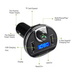 KeeKit Bluetooth FM Transmitter, Wireless in-Car FM Transmitter Radio Adapter Car Kit, Universal Car Charger with Dual USB Charging Ports, Hands-Free Calling for Smartphones