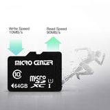Micro Center 64GB Class 10 Micro SDXC Flash Memory Card with Adapter (2 Pack)