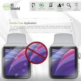 Apple Watch Screen Protector (38mm)(Apple Watch Nike+, Series 3/2/1 Compatible)[Ultimate](6-Pack), IQ Shield LiQuidSkin Full Coverage Screen Protector [HD Clear Anti-Bubble Film]