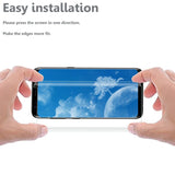 [2PACK] Galaxy S8 Clear Screen Protector,[Case Friendly][Anti-Fingerprint] Tempered Glass Screen Protector Compatible with Samsung Galaxy S8