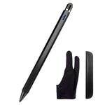 Stylus Pen, XIRON Active Stylus Pens for Touch Screens, 1.5mm Fine Point Smart Digital Pencil Compatible iPad and Most Tablet with Glove (Active Stylus Pen Black)
