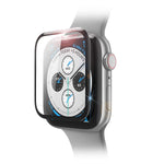 Apple Watch 4 Screen Protector, with Free Clear TPU Case Bundle [i-Blason Clear Case and Two Tempered Glass Screen Protector Combination Pack] [Compatible with Apple Watch Series 4 2018] (44 mm)
