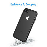 JETech Case for Apple iPhone 8 and iPhone 7, 4.7-Inch, Shock-Absorption Bumper Cover, Anti-Scratch Clear Back, Black