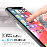 Maxboost Screen Protector for Apple iPhone XS Max (6.5 inch) (Clear, 3 Packs) 0.25mm iPhone XS Max Tempered Glass Screen Protector w/ Advanced Clarity [3D Touch] Work with most Case 99% Touch Sensitiv