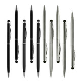 Stylus Pen,UROPHYLLA 10pcs Universal 2 in 1 Capacitive Stylus Ballpoint Pen for iPad,iPhone,Samsung,HTC,Kindle,Tablet,All Capacitive Touch Screen Device(5 Black,5 Sliver)