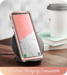 Samsung Galaxy S9 Case, [Built-in Screen Protector] i-Blason [Cosmo] Full-Body Glitter Sparkle Bumper Protective Case for Galaxy S9 (2018 Release) (Marble)