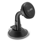 TechMatte Car Phone Mount Magnetic | Dashboard Mounted Car Phone Holder | Universal Smartphone Compatibility with Strong Magnetic Technology (Black)