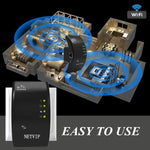 300Mbps WiFi Repeater Signal Booster Wireless Range Extender, 2 in 1 Repeater/Access Point Modes 360 Degree Full Coverage WPS Function Plug and Play LAN Port for Any Router& Alexa Devices 【upgrade】