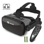 VeeR VR Falcon Headset with Controller, Universal Virtual Reality Goggles to Comfortable Watch 360 Movies for Android, Samsung Galaxy S9 & Note 9, Huawei and iPhone XR & Xs Max