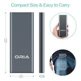 ORIA Precision Screwdriver Set, Magnetic Driver Kit, 49 in 1 S2 Steel Screwdriver Kit with 48 Bits, Aluminium Handle, Repair Tool Kit for Smartphone/Tablet/PC/Game Consoles