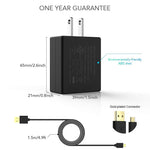 USB Wall Charger for Kindle, AGPTEK 9W Power Adapter Compatible with All-New Kindle Paperwhite, Kindle Oasis, Kindle Fire Tablets, Fire TV Stick, Kindle Voyage E-Reader, HD 8 10 Tablet, Black