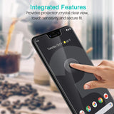 LK [3 Pack] Screen Protector for Google Pixel 3 XL, [Tempered Glass][Case Friendly] Double Defence Technology [Alignment Frame Easy Installation] with Lifetime Replacement Warranty