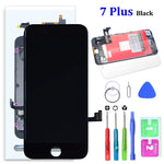SZRSTH Compatible with iPhone 7 Plus Screen Replacement Black 5.5 Inch LCD Display with 3D Touch Screen Digitizer Frame Full Assembly Include Full Free Repair Tools Kit+Instruction+Screen Protector