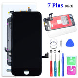 SZRSTH Compatible with iPhone 7 Plus Screen Replacement Black 5.5 Inch LCD Display with 3D Touch Screen Digitizer Frame Full Assembly Include Full Free Repair Tools Kit+Instruction+Screen Protector