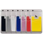 Phone Card Holder, SHANSHUI Credit Card Holder Works with Every Phone iPhone, Android & Most Smartphones (Gray / 3pcs)