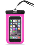 JOTO Universal Waterproof Pouch Cellphone Dry Bag Case for iPhone XS Max XR XS X 8 7 6S Plus, Samsung Galaxy S9/S9 +/S8/S8 +/Note 8 6 5 4, Pixel 3 XL Pixel 3 2 HTC LG Sony MOTO up to 6.0" – Magenta