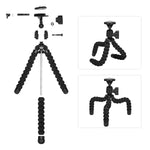 Ailun Digtal Camera Tripod,Tripod Mount/Stand,Camera Holder,Compatible with iPhone X/Xs/XR/Xs Max/8/7/7 Plus,6s,Digtal Camera,Galaxy s10s10 Plus S9+/S8/S7/S7 Edge,Camera and More[Black]