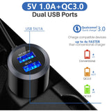SONRU Bluetooth FM Transmitter for Car, MP3 Player Bluetooth Handsfree Car Kit Wireless Radio Audio Adapter, 1.44 Inch LED Display, Dual USB Ports A2DP Crystal Sound Quality