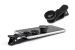 pehael 3-in-1 Clip On 180 Degree Fish Eye Lens Plus 0.67X Wide Angle Plus 10X Macro Lens, Universal HD Camera Lens Kit for iPhone 6S/6S Plus/6/Se/5/5S/Samsung/Blackberry