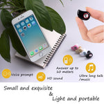 Mini Invisible Bluetooth Earbud,V4.1 Stereo Wireless Bluetooth Earphone with Built-in Mic,Sports Noise Cancelling in-Ear Headphone for iPhone Samsung and Other Android Phones (Black)
