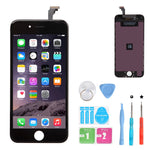 HSX_Z iPhone 6 LCD Screen Replacement Black, Digitizer Display Retina Touch Screen Glass Frame Assembly for iPhone 6 - Black
