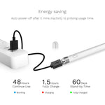 Stylus Pen Compatible for Apple iPad, Adrawpen Rechargeable Active Stylus Pen with 2 in 1 Copper & Mesh Fine Tip, 5 Mins Auto Off Smart Pencil Digital Pen for All Apple iPad/iPhone/iPad Pro-White