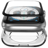 Apple Watch 4 Screen Protector, with Free Clear TPU Case Bundle [i-Blason Clear Case and Two Tempered Glass Screen Protector Combination Pack] [Compatible with Apple Watch Series 4 2018] (44 mm)
