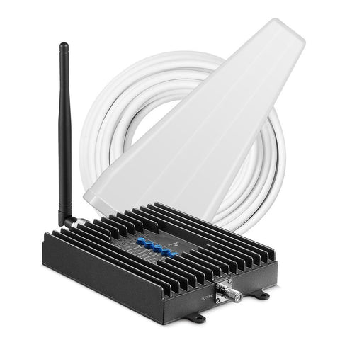 SureCall Fusion4Home Yagi/Whip, Cell Phone Signal Booster Kit for All Carriers 3G/4G LTE up to 3,000 Sq Ft
