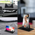 Cell Phone Holder for Car, AONKEY Dashboard Car Pad Mat Vehicle GPS Mount Universal Fit All Smartphones, Compatible iPhone Xs/XS Max XR X 6S 7/8 Plus, Galaxy Note 9/8 S8/S9/S10 Plus J7 J3, Pixel 3 XL