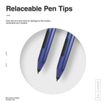 Surface Pen - Microsoft Certified Surface Stylus Pen with 1024 Levels of Pressure Sensitivity for Microsoft Surface Pro, Surface Go, Surface Book, Surface Laptop Including AAAA Battery & 2 Pen Tips