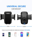 Mpow 086 Upgraded Air Vent Car Phone Mount, 3-Level Adjustable Clamp, 360 Degree Rotation Phone Holder Compatible with iPhone, Galaxy Note, Nexus 6, Smartphones Under 6 inch