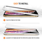Trianium (3 Packs) Screen Protector Designed for Apple iPhone XS Max 2018 Premium HD Clarity 0.25mm Tempered Glass Screen Protector with Easy Installation Alignment Case Frame[3D Touch] (3-Pack)