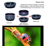 HD Camera Lens Kit 5 in 1 for iPhone 6/ 6s Plus/SE/ 7/ Samsung Galaxy S7/S7 Edge/S6 Edge and Other Android Smart Phone