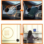 Efaster 8 Pcs/ 4 Pcs Grip Sticky Anti Slip Pads New Kitchen Car Holder Super Easy Gripping Pad PU Gel Pad Sticker Non Slip Super Sticky Pad (16 Pcs)