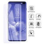 [2 Pack] Galaxy S10 Plus Screen Protector,Updated Version-Zone Support Fingerprint Unlock [No Bubbles][Case Friendly] Tempered Glass Screen Protector Compatible with Samsung Galaxy S10 Plus(Clear)