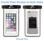 ⚡ [ Premium Quality ] Universal Waterproof Phone Holder with ARM Band & Lanyard - Best Grade Water Proof, Dustproof, Snowproof & Shockproof Pouch Bag Case for Apple iPhone, Android and All Smartphone
