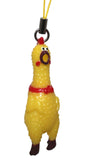 Lucore Mini 2" Squawking Chicken Phone Charm - 2 Pcs