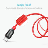 Anker PowerLine+ C to C 2.0 cable (6ft), High Durability, for USB Type-C Devices Including Samsung Galaxy Note 8 S8 S8+ S9, iPad Pro 2018, Google Pixel, Nexus 6P, Huawei Matebook, MacBook and More
