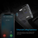 Nulaxy BR02 Bluetooth Receiver Supports 32G SD Card with Battery Indicator, Wireless Bluetooth 4.2 Audio Adapter for Car/Home Stereo Headphones System, Hands Free Calling, cVc Noise Canceling