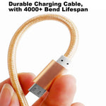 [2-Pack]Cable for Amazon Kindle Replacement Micro USB Cable,iBarbe Sync Charger for Fire Tablet Alexa,Paperwhite,Oasis,Fire Kids Edition,HD Kids Edition,TV Stick,New Fire TV Pendant,Echo Dot-rosegold