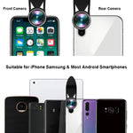 AiKEGlobal - Phone Lens for iPhone, Samsung, Most Smartphone - 7 in 1 Wide Angle Lens, Macro Lens, Fisheye Lens, Telephoto Lens, CPL Lens, Starbrust and Kaleidoscope Lens Lens Kit