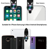 AiKEGlobal - Phone Lens for iPhone, Samsung, Most Smartphone - 7 in 1 Wide Angle Lens, Macro Lens, Fisheye Lens, Telephoto Lens, CPL Lens, Starbrust and Kaleidoscope Lens Lens Kit
