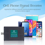 Cell Phone Signal Booster for AT&T T-Mobile GSM 3G 4G LTE - Boost Mobile Phone Signal for Home and Office - Tri-Band ATT700/850/1900MHz Band 2/5/12/17 Repeater kit with High Gain Panel/Yagi Antennas