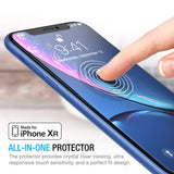 Maxboost Screen Protector Compatible with Apple iPhone XR (6.1 inch) (Clear, 3 Packs) 0.25mm iPhone XR Tempered Glass Screen Protector with Advanced HD Clarity Touch Accurate Work with Most Cases