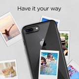 Spigen Ultra Hybrid [2nd Generation] Designed for Apple iPhone 8 Plus Case (2017) / Designed for iPhone 7 Plus Case (2016) - Black